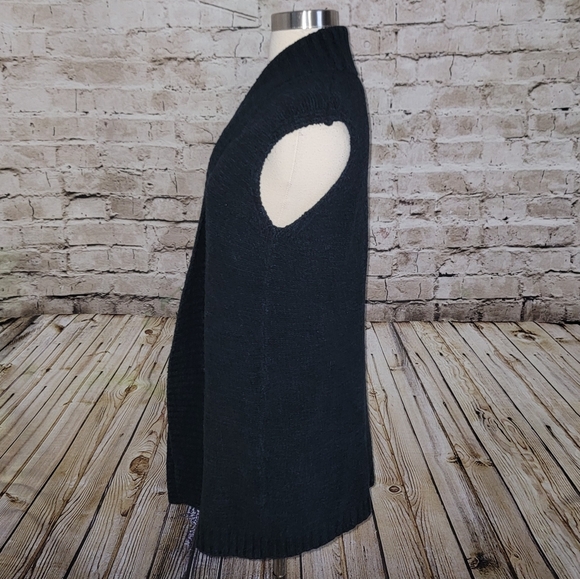 LOFT Sleeveless Cardigan Size XS/S Green/Black - Picture 2 of 8